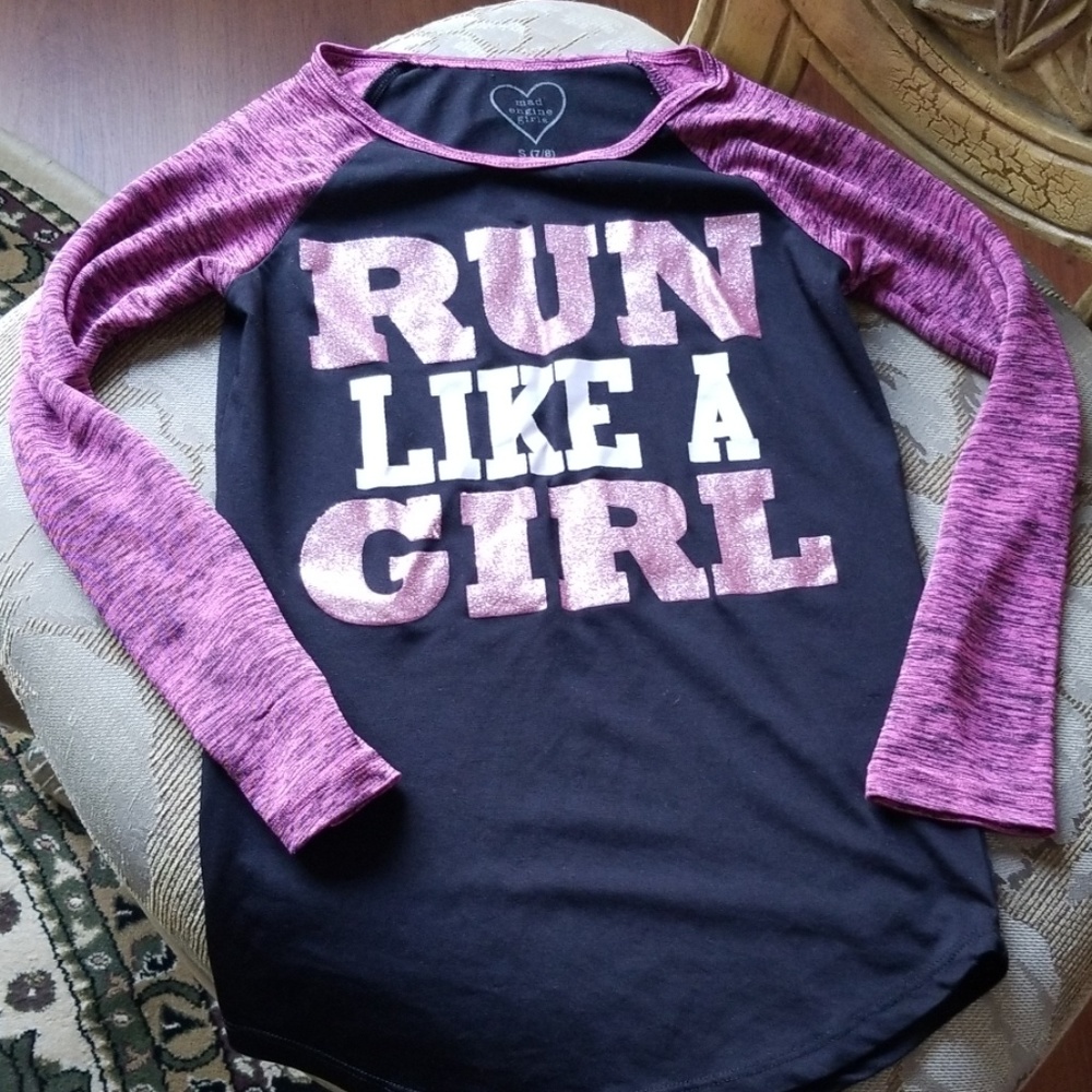 Run like a girl tee